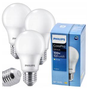 SADA 3x Philips LED žiarovka E27 13W 1521lm 2700K EyeComfort CorePro