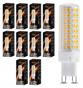BERGE 10x žiarovka G9 7W 950lm - neutrálná biela