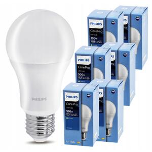 SADA 6x LED žiarovka E27 PHILIPS 13W = 100W 1521lm Farba 2700k Premium A60
