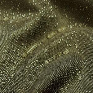 Vodu odpudzujúca látka Oxford 1680D PU farba Khaki