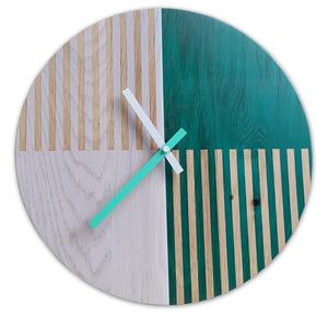 ModernClock Nástenné hodiny Meer modré