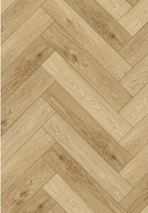 Mexen Anniston vinylové panely rybia kosť 570 x 95 mm LVT Dryback 2,5 mm, podklad PVC, 4 V-Fuga, Dub