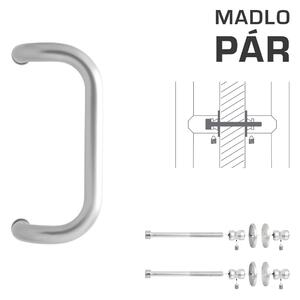 WA - MADLO M2 WA/A-DHP pár Ø 30 mm, 300 mm