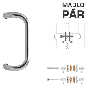 WA - MADLO M2 WA/A-S-SKLO pár Ø 30 mm, 300 mm