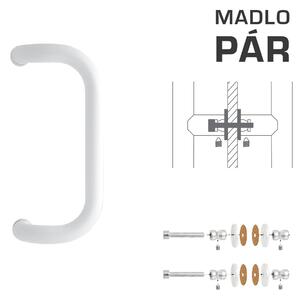 WA - MADLO M2 WA/A-S-SKLO pár Ø 30 mm, 300 mm