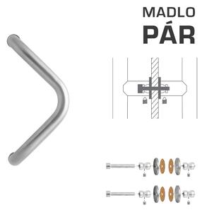 WA - MADLO M6 WA/A-S-SKLO pár Ø 30 mm, 300 mm