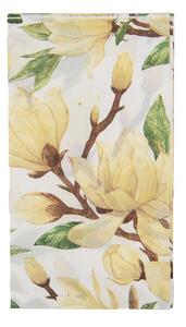 Biele papierové obrúsky s magnóliami - 33 * 40 cm / 20ks / - Clayre & Eef