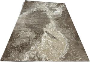 HU Hnedý moderný koberec Glamour 27237-Vizion Rozmer: 60x110 cm