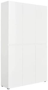 SKRINKA NA TOPÁNKY, biela, 120/200/34 cm Xora - Skrine, regály & police na topánky
