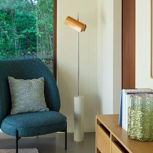 LED stojacia lampa Reflector, oranžové, výška 160 cm, železo, Žltá / oranžová, Obývacia izba / jedáleň, kov, Škandinávsky, Stojaca lampa