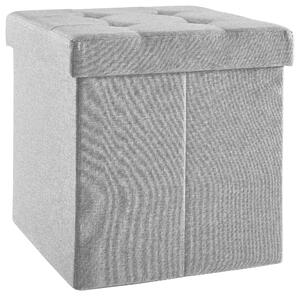 ÚLOŽNÝ BOX NA SEDENIE, textil, kompozitné drevo, 38/38/38 cm Carryhome - Kreslá