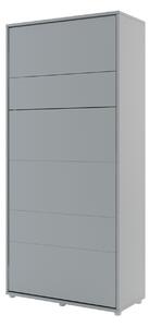 Mirjan24 Sklápacia posteľ BC-03 90x200 Bed-Concept, Farby: sivá, Rozmer postele: 90x200, LED svetlo s USB: bez LED svetla s USB, Vnútorné osvetlenie pod policami: bez osvetlenia políc 5902928409529