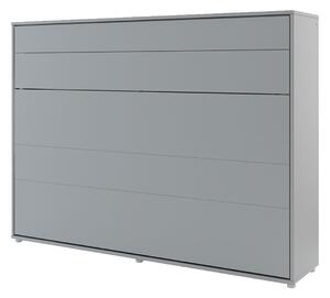 Mirjan24 Sklápacia posteľ BC-04 140x200 Bed-Concept, Farby: šedý, Rozmer postele: 140x200, LED svetlo s USB: bez LED svetla s USB, Vnútorné osvetlenie pod policami: bez osvetlenia políc 5902928397406