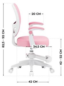Detská otočná stolička Mark Adler Junior 3.1 Pink