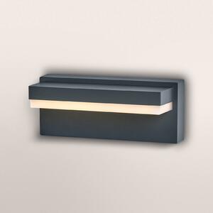 OSRAM LED vonkajšie nástenné svietidlo ENDURA STYLE ROBUST tmavošedá IP54, Hliník / sivá / zinok, Hliník, Moderný, Nástenné svietidlo
