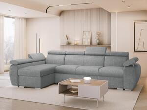 Mirjan24 Rohová rozkladacia pohovka Giza LCP, Strana: Ľavá - LCp+2r+1p(65), Dostupné poťahy: Flow 17 5903211481987