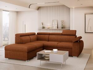 Mirjan24 Rohová sedačka Giza 2RR1P, Strana: Ľavá - PUFAp+1p(65)+R+2r, Dostupné poťahy: Flow 09 5903211482090