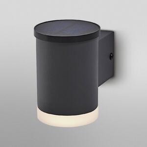 OSRAM LED solárne vonkajšie nástenné svietidlo ENDURA STYLE OXFORD, grafit, Hliník / sivá / zinok, Nehrdzavejúca oceľ, Moderný