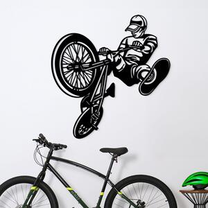 DUBLEZ | Drevený obraz na stenu - Street cyklista