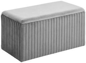ÚLOŽNÝ BOX NA SEDENIE, drevo, textil, 75/40/40 cm Xora - Kreslá