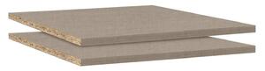 SADA VKLADACÍCH POLÍC, béžová, 43/1,6/45 cm MID.YOU - Skrine, Online Only