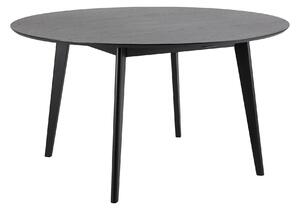 ACTONA Jedálenský stôl Roxby – čierna 76 × 140 × 140 cm