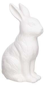 EASTER Keramický zajačik sediaci - biely