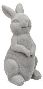 EASTER Zajačik 15 cm - sivá