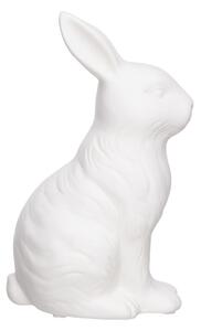 EASTER Keramický zajačik sediaci - biely
