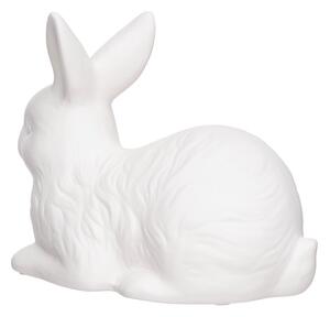 EASTER Keramický zajačik ležiaci - biela