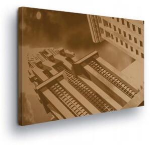 Obraz na plátně retro architektúra 150O1, 100 x 75 cm, IMPOL TRADE