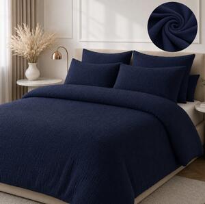 Mušelínové obliečky Dark Navy Rozmer obliečok: 140x200 cm, Obsah balenia: Set Balenie