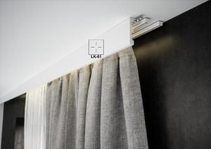 Creativa Garnižová stropná lišta LK-01 nemaľovaná