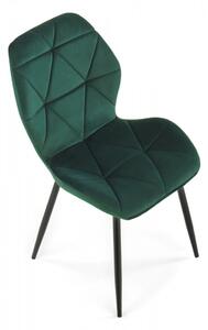 HALMAR Designová stolička Noel tmavo zelená