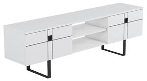 NÍZKA KOMODA, biela, 160/50/35 cm Livetastic - Online Only drobný nábytok, Online Only