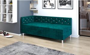 Jednolôžková posteľ 80x195 PIXI PLUS 1 - modro zelená