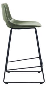 LA FORMA Zelená barová stolička Ziggy 98 × 50 × 47 cm