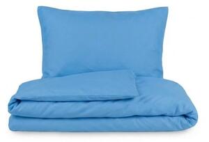 Kvalitex Jednofarebné bavlnené obliečky modré 1x 200/200, 2x 70/90cm