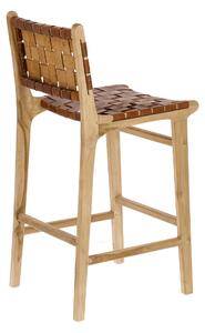 Prírodná barová stolička Calixta 110 × 62 × 47 cm LA FORMA