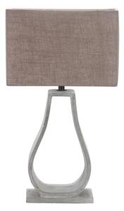 Moderná stolná lampa FEMO - 1xE27, 60W, šedá / béžová
