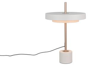 Trio T540210176 LED stolná lampička KEATON | 12W integrovaný LED zdroj | 1x1400lm | 2300+3000+4000K | vypínač | stmievač | sivá