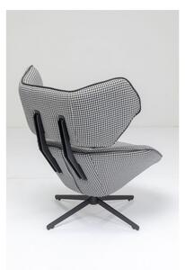 Čierna Otáčecí stolička Toledo 87 × 85 × 90 cm KARE DESIGN