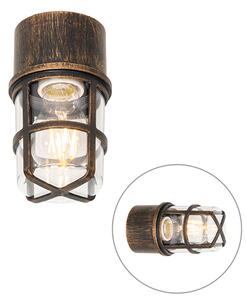 Vintage vonkajšia nástenná lampa čierna IP54 - Kiki