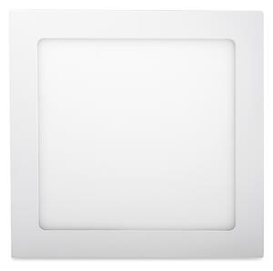 Biely vstavaný LED panel hranatý 225 x 225mm 18W stmievateľný Farba svetla Denná biela