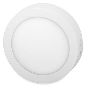 Biely prisadený LED panel guľatý 170mm 12W Farba svetla Teplá biela – LED panely