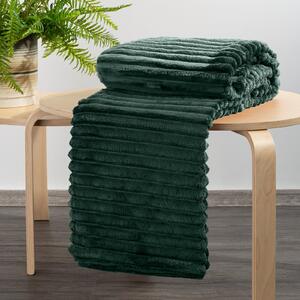 DEKA Z MIKROFLANELU SOFT 170X210 CM TMAVOZELENÁ