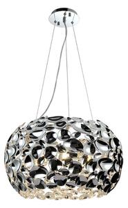 Open Design OR80162 - Závesný luster na lankách CARERA 6xG9/7W/230V pr. 55 cm lesklý chróm