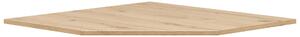 VRCHNÁ POLICA, dub artisan, 101/1,5/78,8 cm Carryhome - Skrine