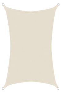 Anndora Slnečná clona 4x6m HDPE krémová — krémová