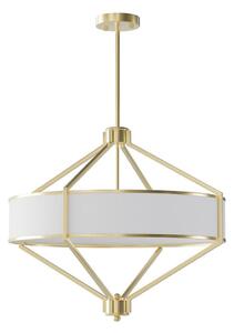Open Design OR85839 - Luster na tyči ZUNDO 4xE27/15W/230V mosadz/biela